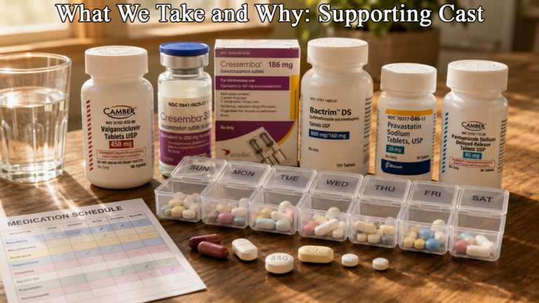 What We Take and Why: Supporting Cast